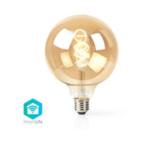 Varmvitt - kallvitt | E27 | 5.5W Nedis Smart LED-lampa med W-Fi