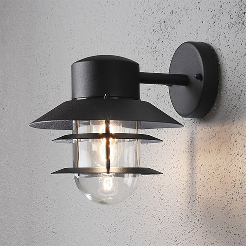 Vägglykta Konstsmide Modena E27 Svart