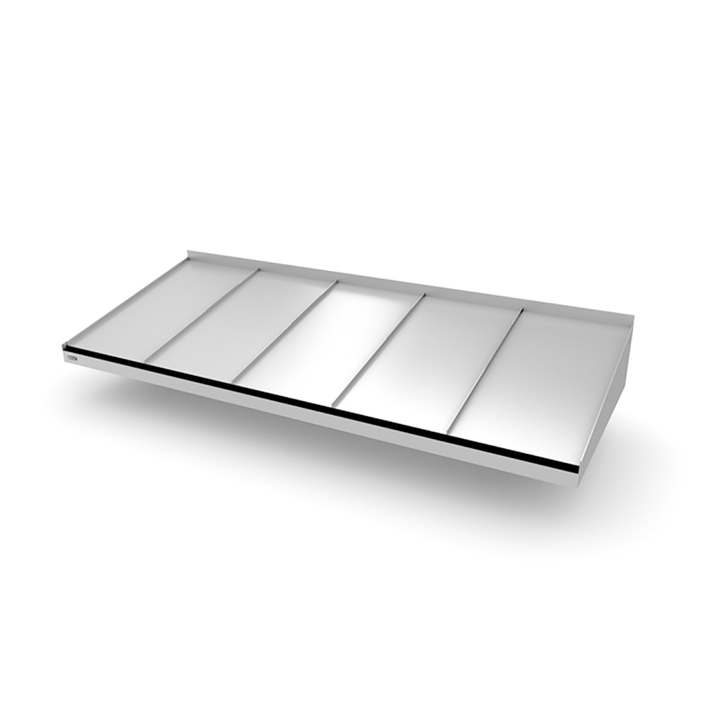 Dybde 850 Mm Classic Small - Entrétak Sølvmetallisk, 2000 Mm, Sølv Spotlights
