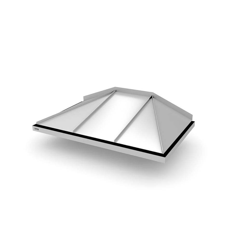 Dybde Fra 955 Mm Hipped - Entrétak Sølvmetallisk, 1600 Mm, 1155 Mm