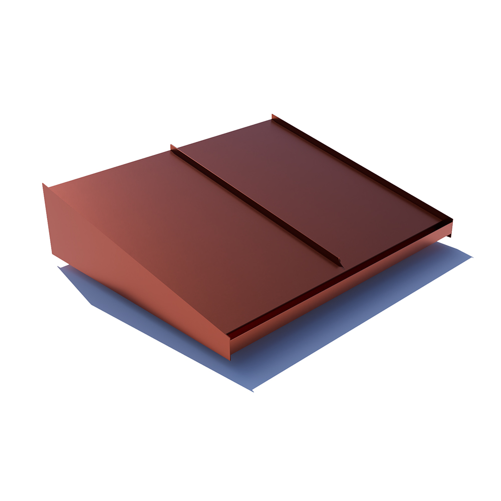 Djup 950 Mm Entrétak Small 1200 Mm, Tegelröd, Antikvit