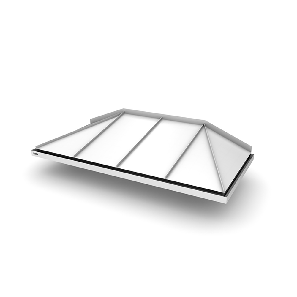 Djup Från 955 Mm Hipped – Entrétak Silvermetallic 955 Mm 2100 Mm