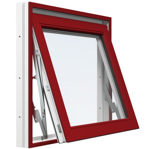 Energi Aluminium Vridfönster Röd, 10, 9