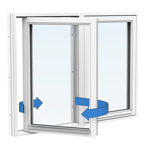 Energi Trä Sideswing-fönster 11, 10, Frostat Energiglas 1,1