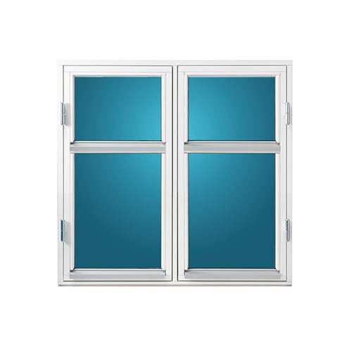 Tradition Kultur Sidohängt Fönster 13, 13, Isolerglas Plus 1,2