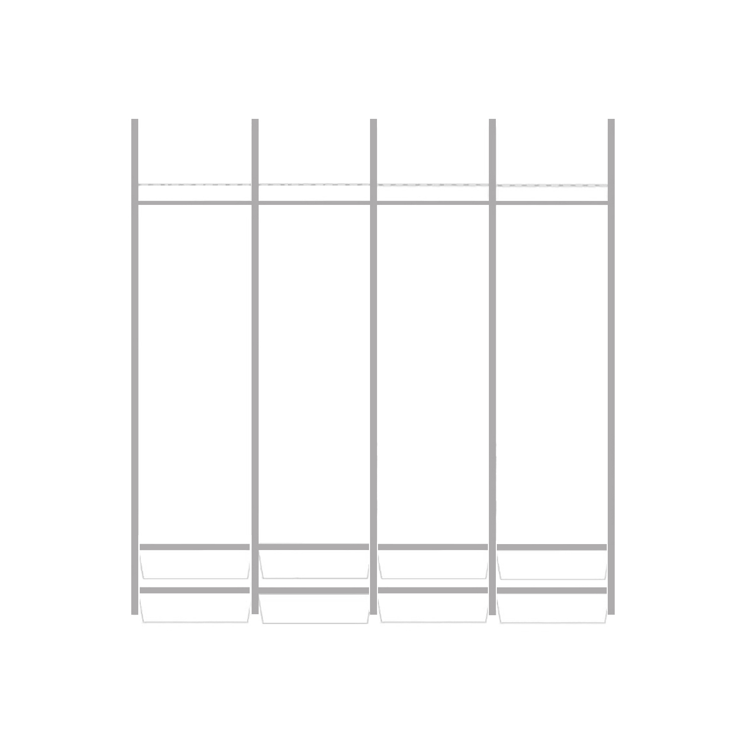 Wiksbo Garderobsinredning - 2480 Mm