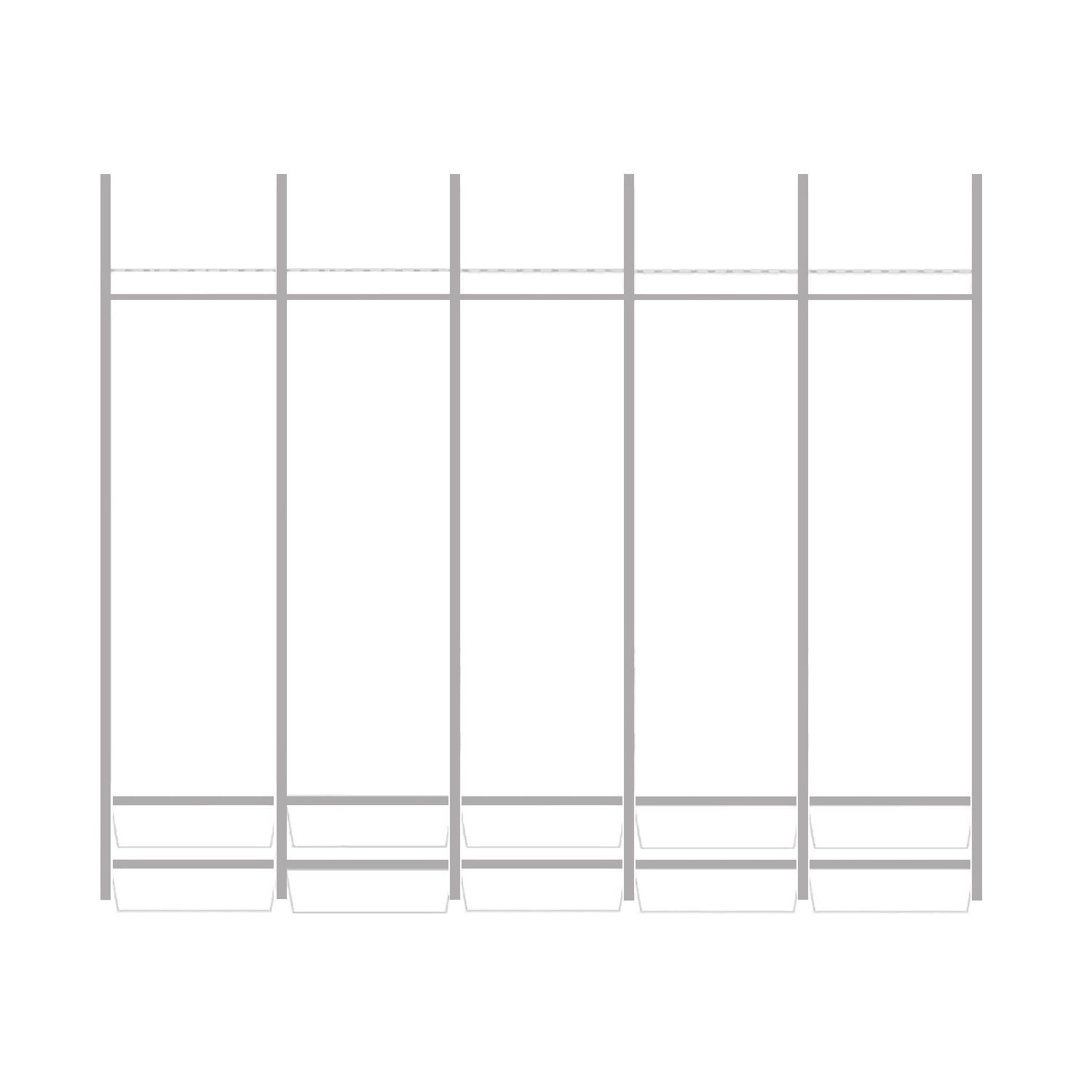 Wiksbo Garderobsinredning - 3100 Mm