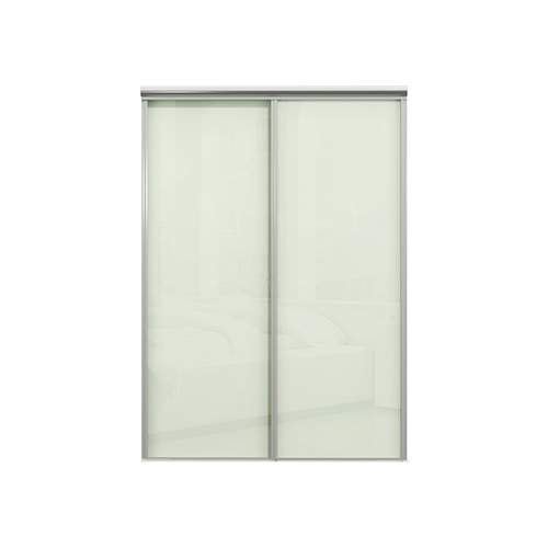 Mix Skjutdörr - Utförsäljning Opalvit Glasdörr 1850 Mm 2 Dörrar, 1850 Mm 2 Dörrar