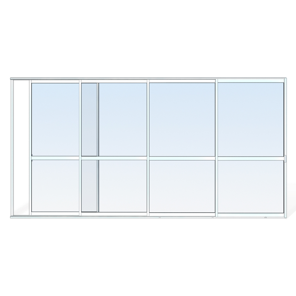 Skyvedør Til Hagestue Sommer - Classic 294 Cm - 4 Felt