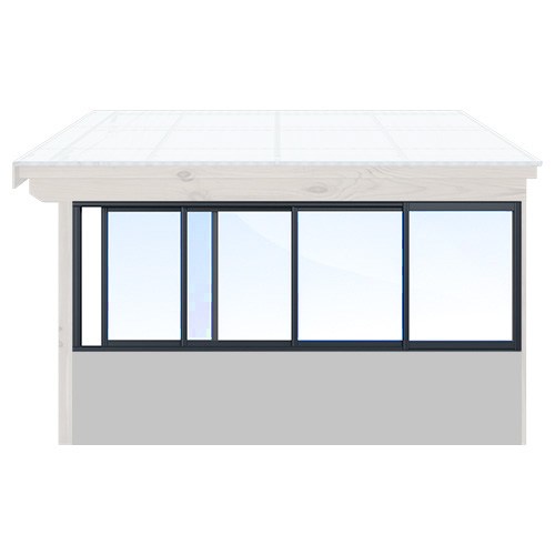 Skyvevindu Sommer - Optimal Antrasittgrå, Original, 300 Cm - 4 Felt