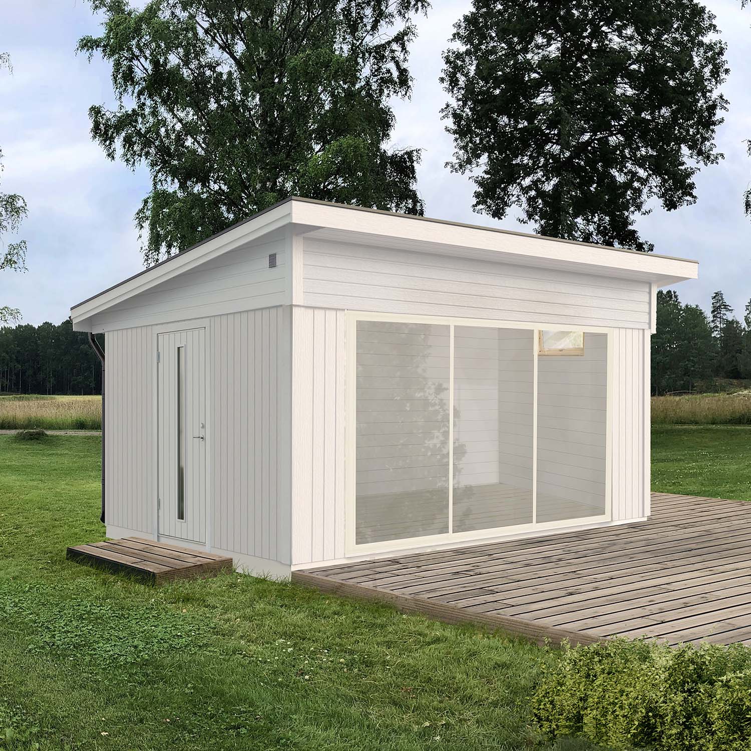 Anneks Roligheten 15 M² Optimal, Hvit