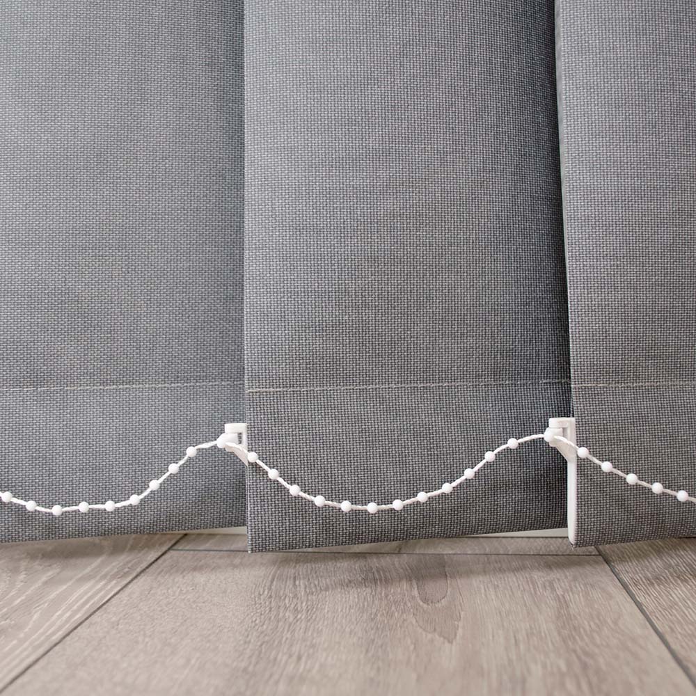 Komplett Paket Inkludert Skinne Lux Grafitt - Lamellgardin 2250, 800
