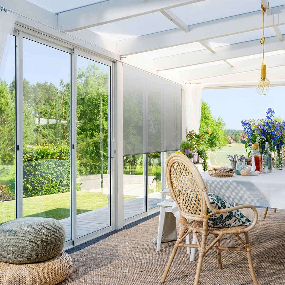 Rullgardin Skugga R4000 Screen 340 Cm, Vit - S30