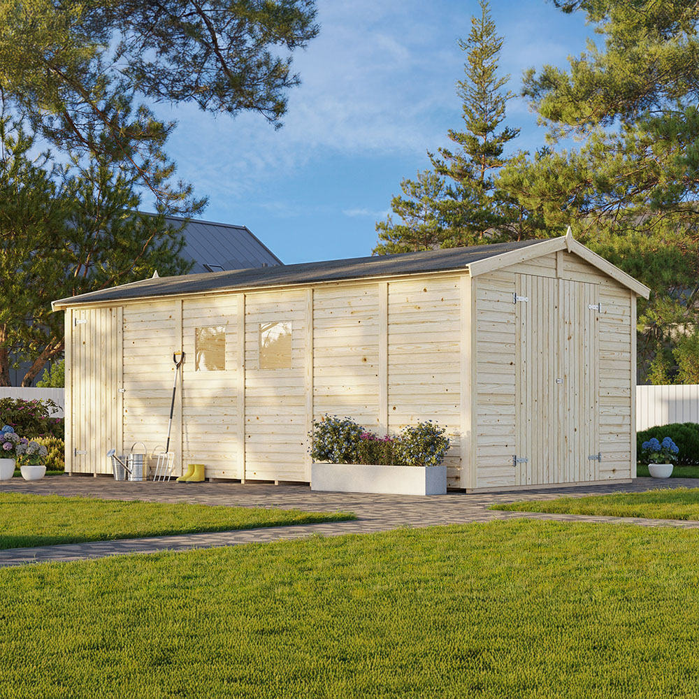 Palmako Förråd Dan 15 M² , Obehandlad