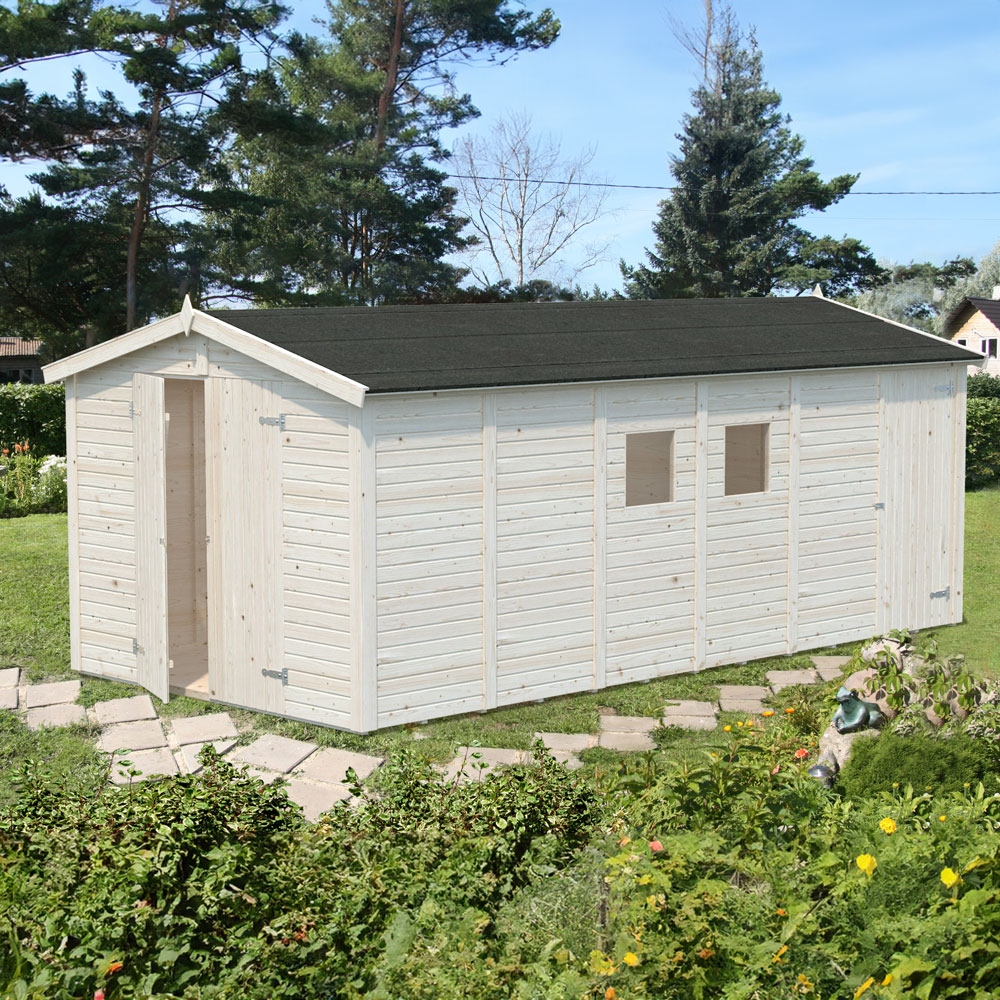 Förråd Dan 15 M² Papp, Obehandlad