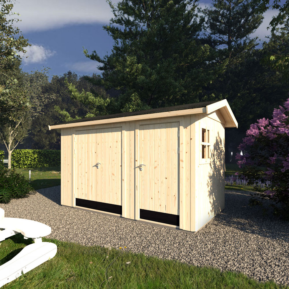 Förråd Olaf 7,6 M² Brunröd Plåttak