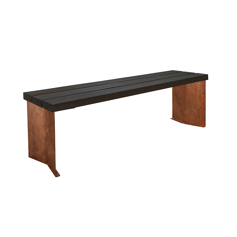 Skotte Garden Ben För Parkbänk - 2-pack Corten