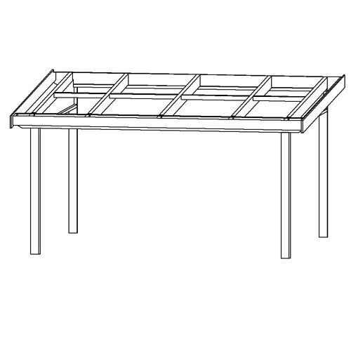 Okapad För Fasadmontering Fira Stomme 3855 X 3275 + 3,5