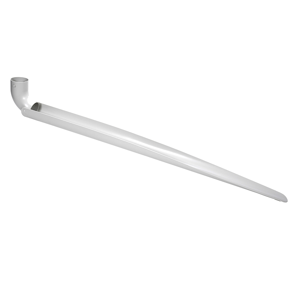 Mr Flowout - flera varianter Vattenavrinning dräneringsränna Vit, 1-pack