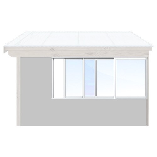 Skjutpartier Uterum Vinter - Isomax Plus Vit, 1201-1300, 2801-2900