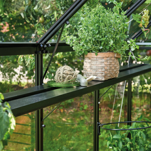 TILL VÄXTHUS PREMIUM 8,8 Lamellhylla Juliana Premium 8,8 m²