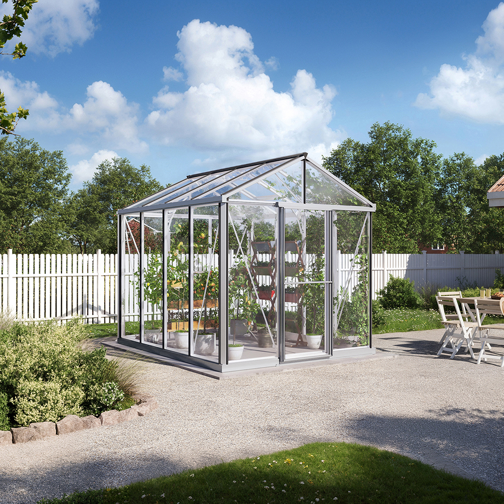 Växthus Oas Master Hobby Aluminium, 7,3 m²