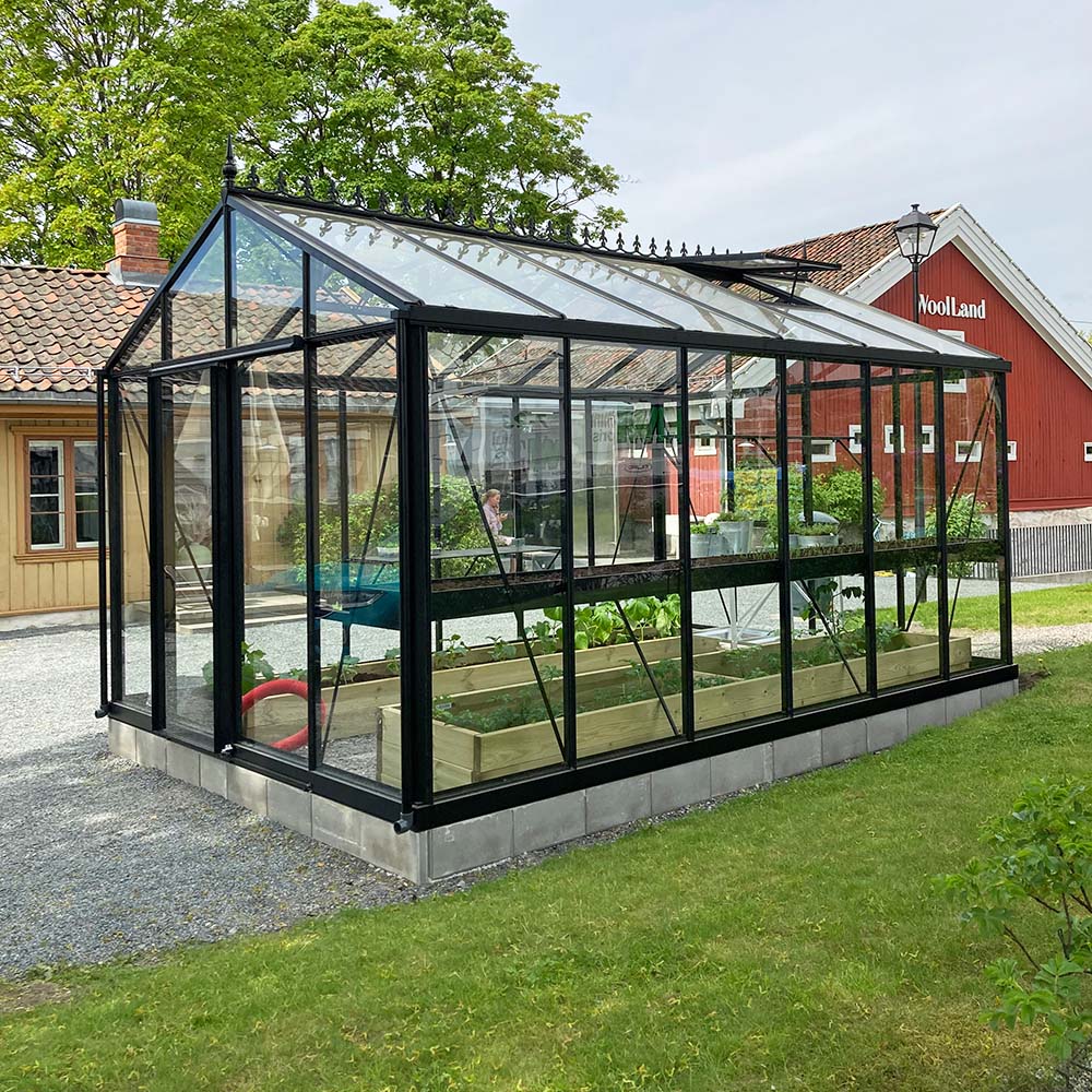 Växthus Oas Master Victorian Svart 14,2 M²