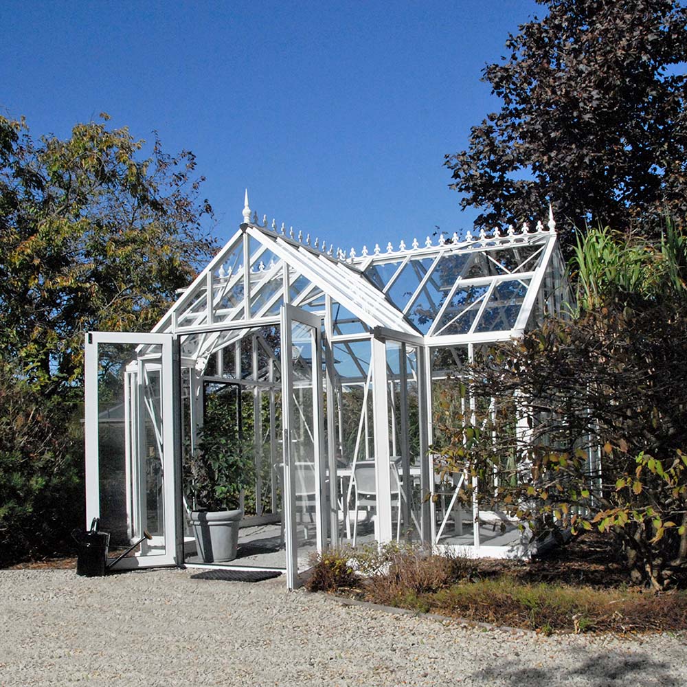 Växthus Oas Royal T 14,4 m² Vit RAL 9010