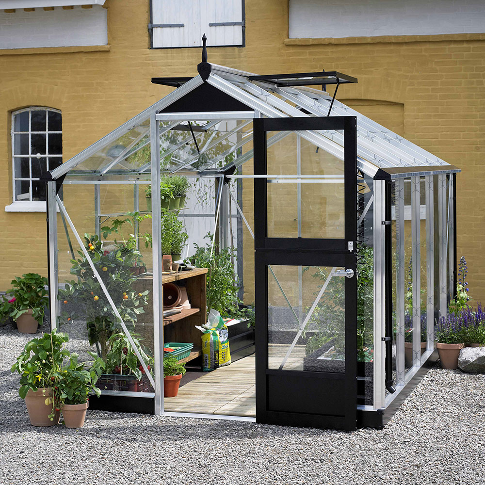 Växthus Juliana Compact Aluminium, Säkerhetsglas, 8,2 m²