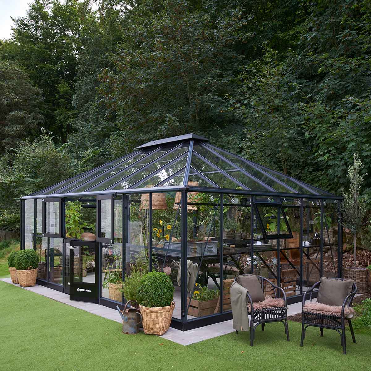 Växthus Juliana Grand Oase Ja, 25,6 m²