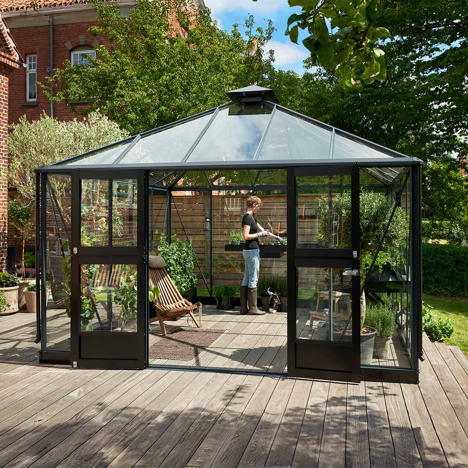 Skånska Byggvaror Växthus Juliana Oase 13,5 M²