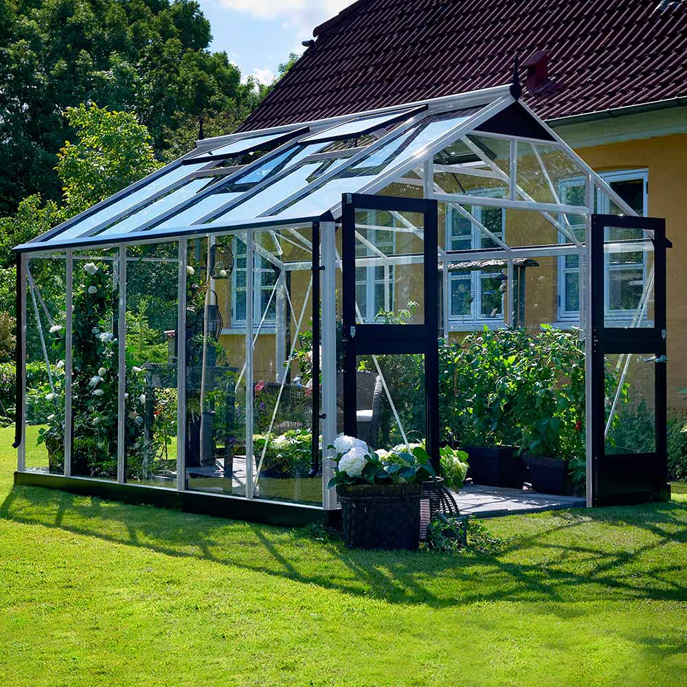 Växthus Juliana Premium Aluminium, Säkerhetsglas, 10,9 m²