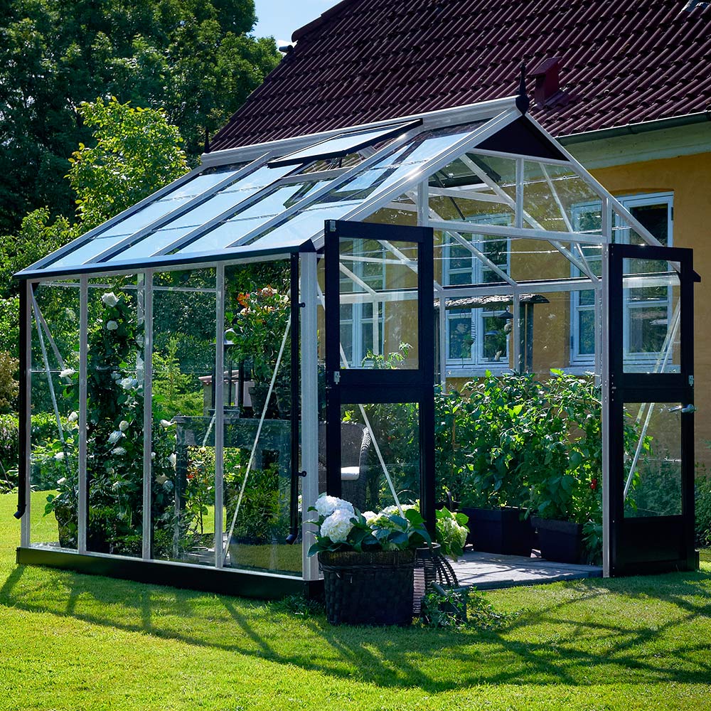 Växthus Juliana Premium Aluminium Säkerhetsglas 8,8 M²