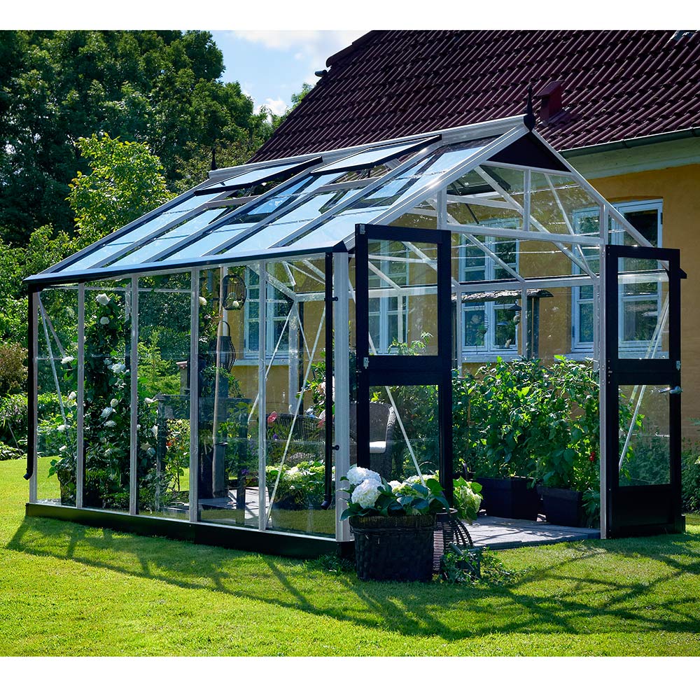 Växthus Juliana Premium Aluminium, Säkerhetsglas, 10,9 m²