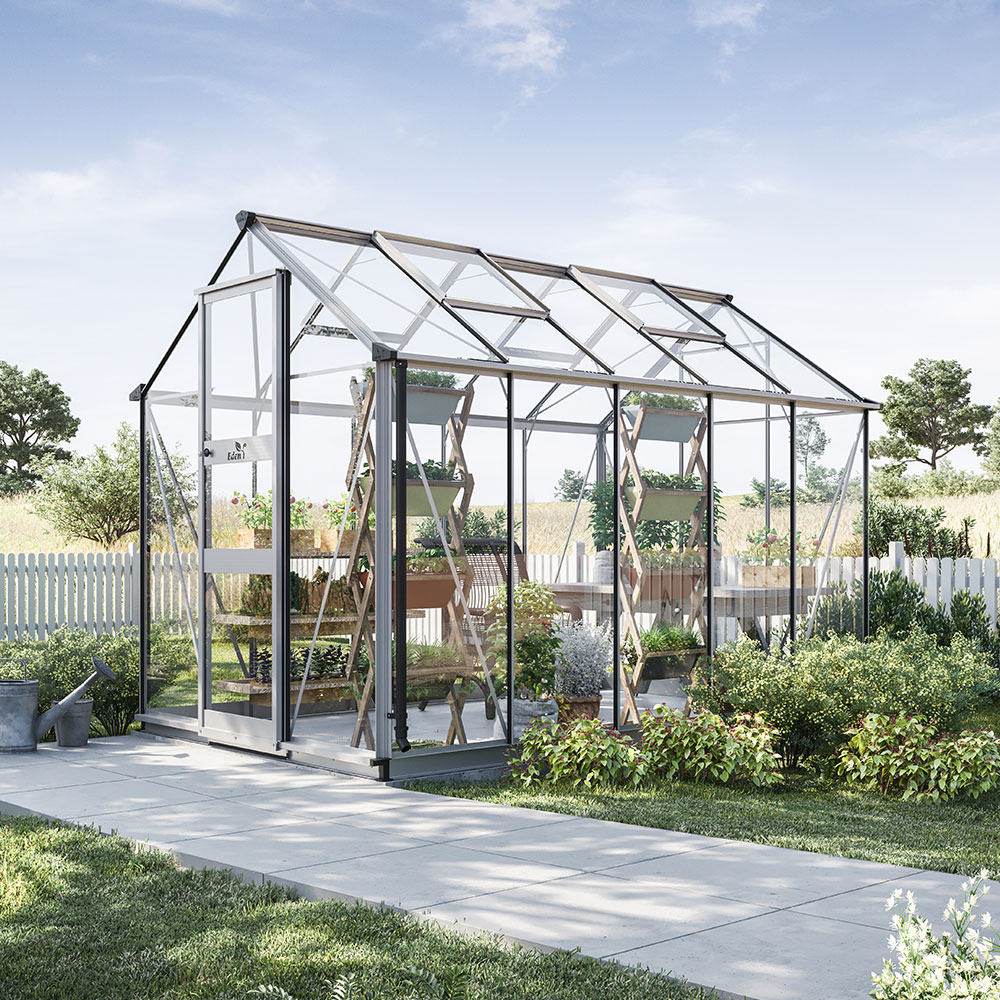 Växthus Odla 4,9–6,0 m² Aluminium 6,0 m²