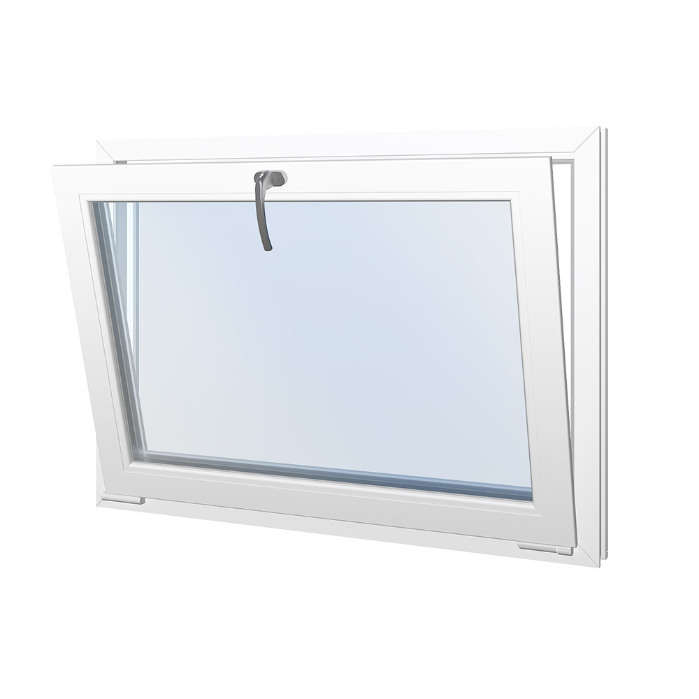 PVC Vindu Classic, Innovervendt Bunnhengslet Vindu