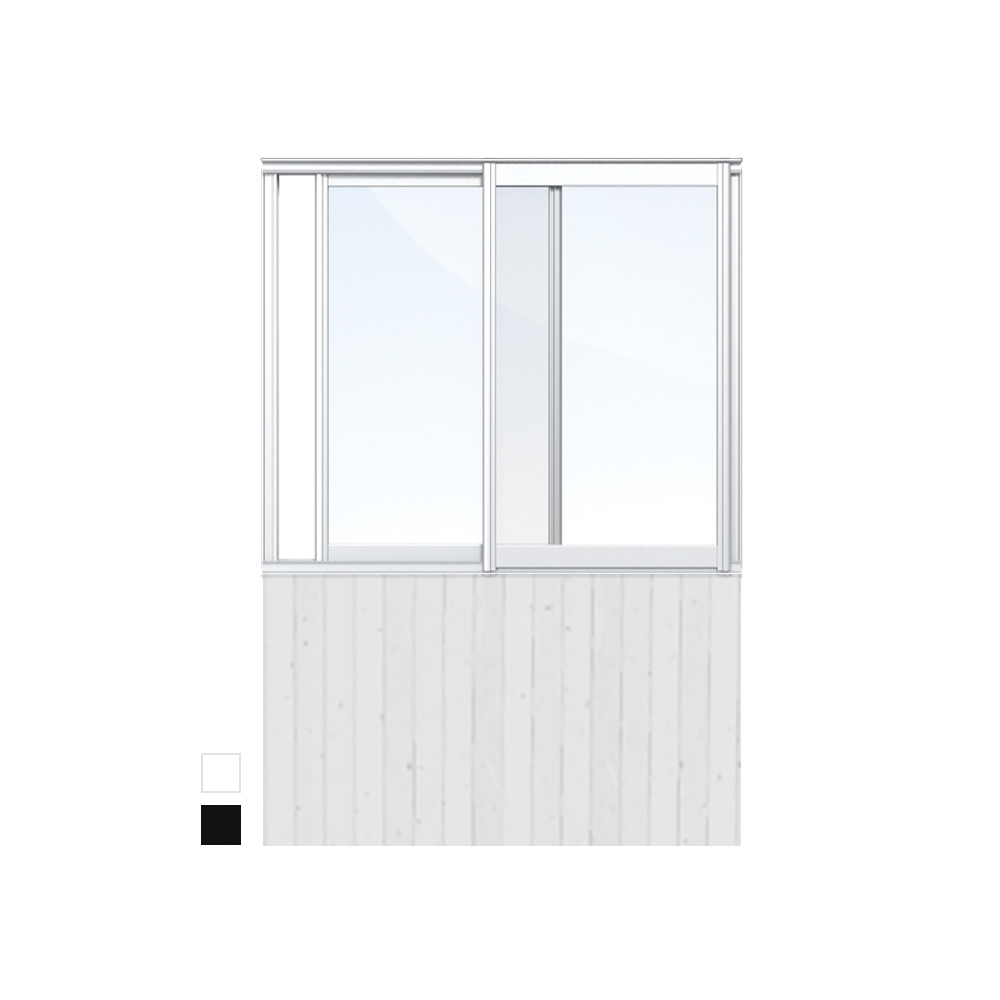 Året runt - Vinter Izo Skjutfönster uterum