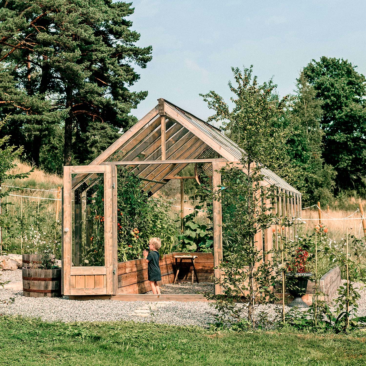 Emilia Växthus i trä