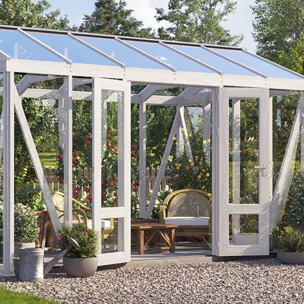 Linnea extradörr - Vit