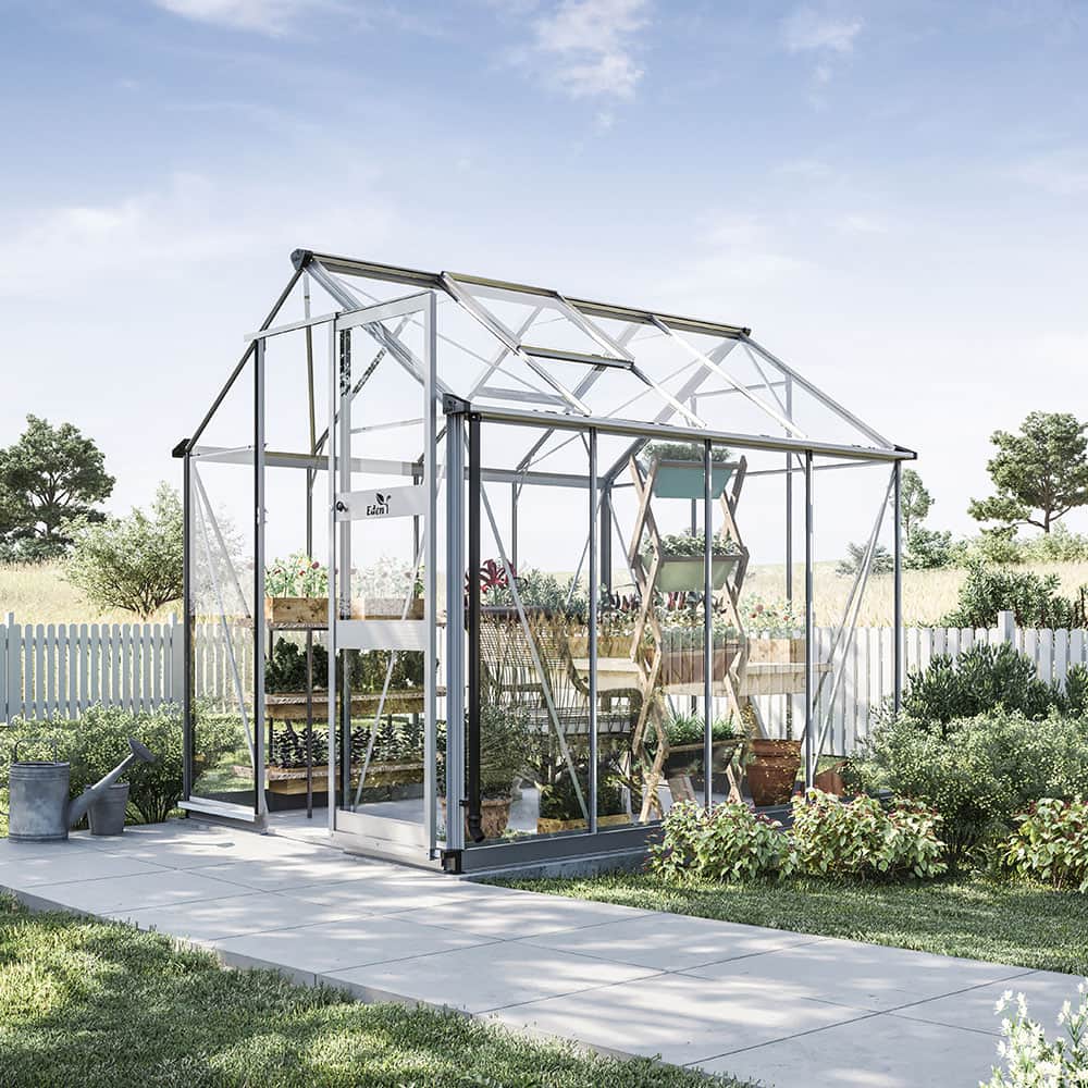 Skule 4,9  m² Aluminium Växthus 