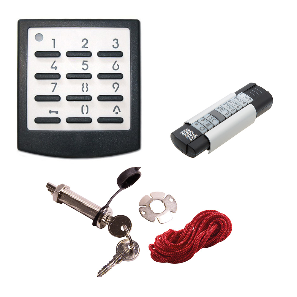 Garage med portar i stilren design med CE-märkning - Skånska